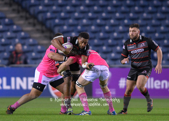 Edinburgh Rugby vs Stade Francais - European Rugby Challenge Cup
