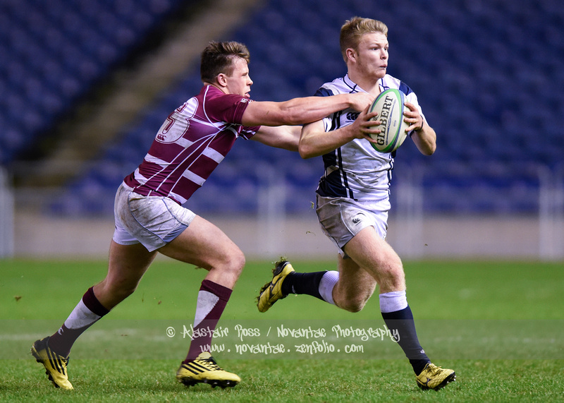 Photo from Dollar Academy vs George Watson's College in the Scottish Rugby Schools' Cup Under-18 Final at , Edinburgh on 2nd December 2015.